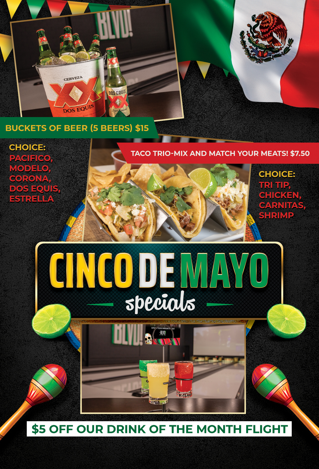 Cinco de Mayo Specials BLVD Bakersfield