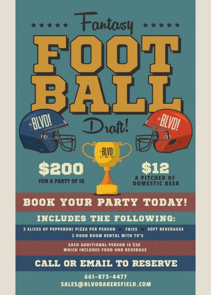 Fantasy Football Draft <br> Book Your Party!